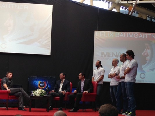 Felix Baumgartner at MENA Cristal Festival